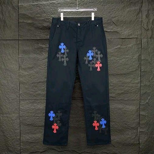 CHROME HEARTS SPIDER PATCH JEANS