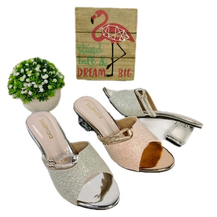 SANDAL WANITA MAIMORA SHOES "LALISA SERIES" SENDAL PESTA WANITA HEELS 5cm