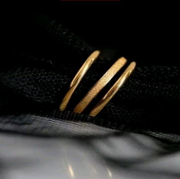 C.611 Cincin Titanium Anti Karat dan Anti Luntur Model Modern Cocok untuk Pengguna yang Mencari Akse
