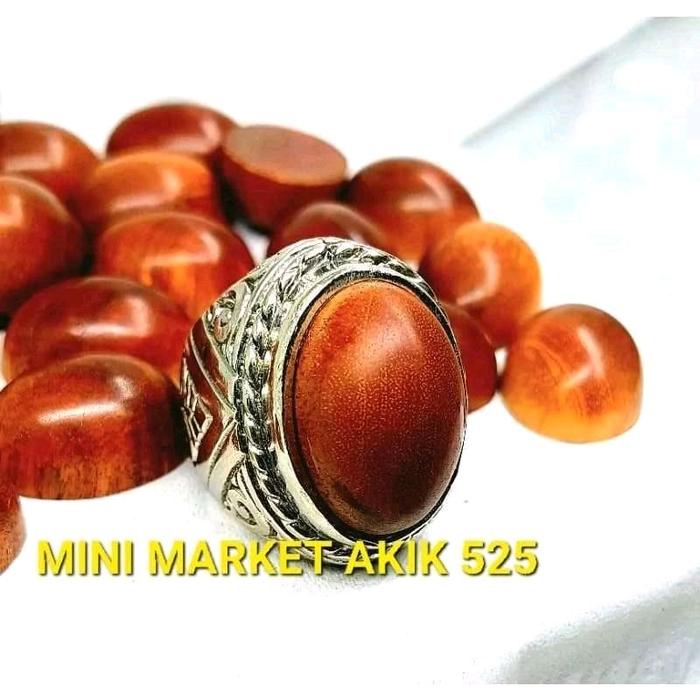 Batu cincin kayu stiggi laut original asli tenggelam/ akik santigi