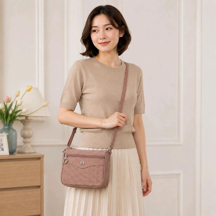 Tas Selempang Wanita Sighmon Mini HP Sling Bag Cewek Kecil Murah Kanvas Slingbag Cewek Waterproof An
