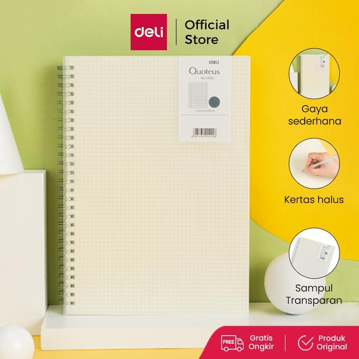 Deli Buku Catatan Spiral / Spiral Notebook B5 LB580