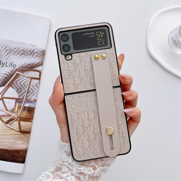 Casing Dudukan Gelang untuk Samsung Z Flip 3 Samsung Z Flip 4, Casing
