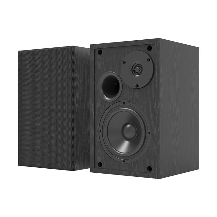 60W 2.0 HiFi Speaker Bookshelf Bluetooth Speaker Sound System Wood