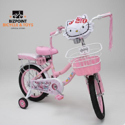Sepeda Anak Perempuan Mini 16 Inch Element Hello Kitty 2.0 EKG-211 Keranjang Besi TERBARU - pink