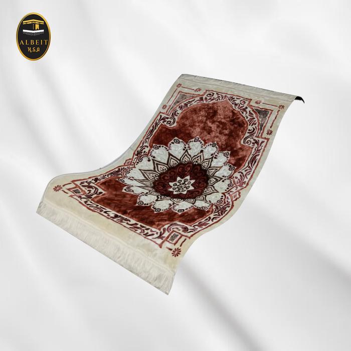 Yakar Sajadah Ultra Lurex Ultra Harmony PEACH 70 x 110cm Jumbo Tebal Empuk Wangi Lembut