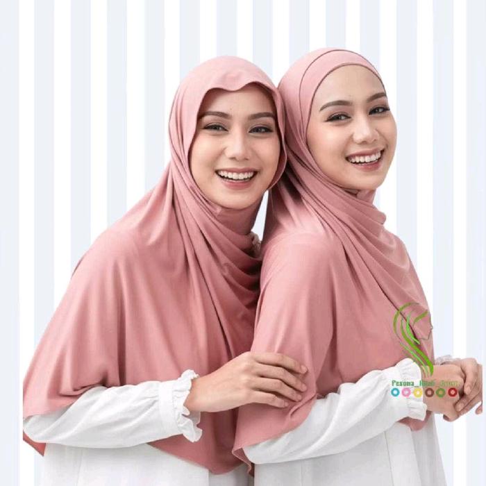 Jisoo Inner - Hijab Pashmina Instan Inner Jisoo Size L Pasmina Jisoo Meleyot