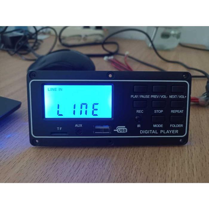 Modul kit Mp3 LCD besar 12v Digital Player 57BT terbaru Bluethooth