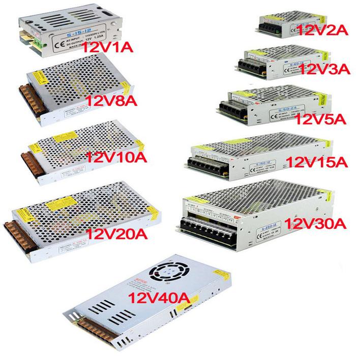Vusum 12V Power Supply LED Driver Pencahayaan Transformator untuk LED