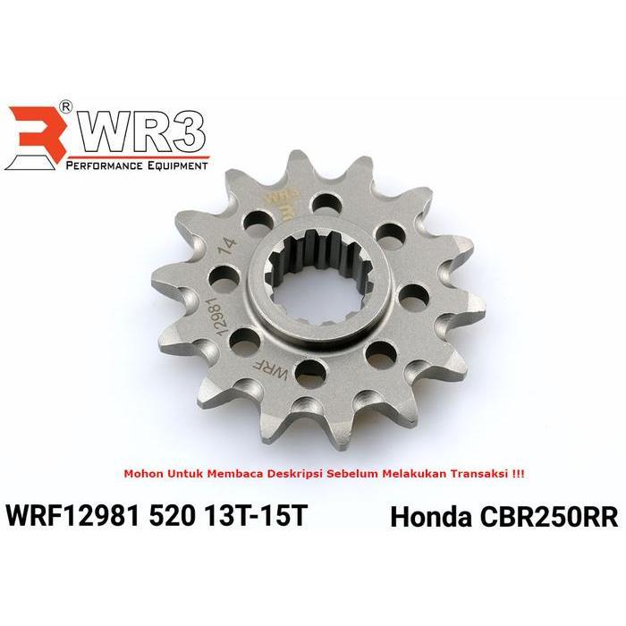 Gear Depan Wr3 415 428 520 Ninja 150 Rr R Ss Cbr 250Rr Gsx 150 Rx King #Gratisongkir