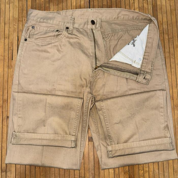 LEVIS 505 REGULAR FIT STRAIGHT LEG KHAKI DENIM JEANS