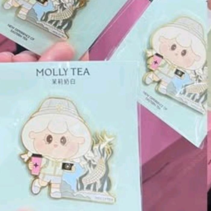 molly tea surabaya edition badge pin special edition