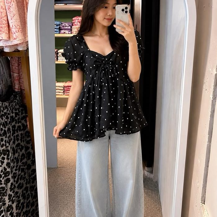 Sabrina Blouse top || Atasan Sabrina kekinian || Blouse Sabrina