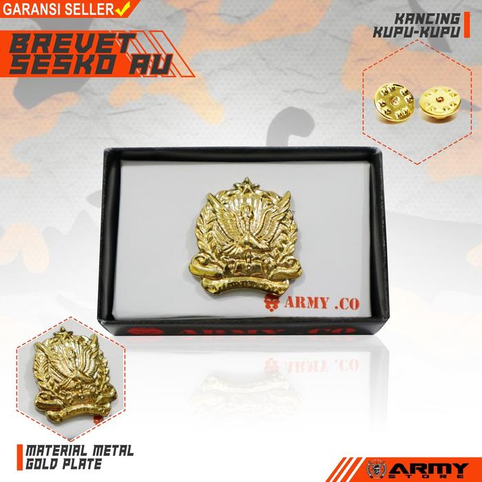 Emblem Pin Sesko AU/Wing Brevet Sesko AU Gold plate Clips