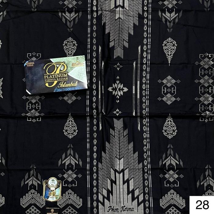 Sarung Pohon Kurma platinum timbul bali benang 9000 Pria Dewasa