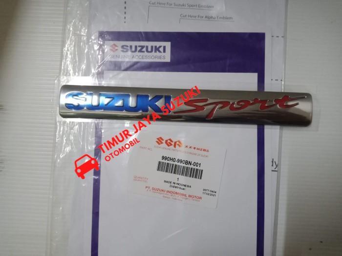 Emblem Suzuki Sport SGP Sparepart Suzuki