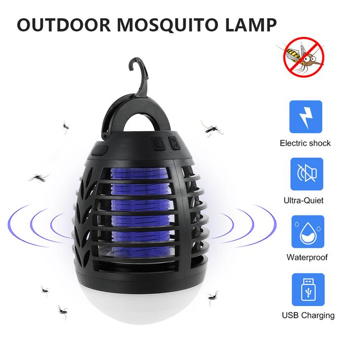Electric Mosquito Killer Lamp Rechargeable Mosquito Catcher Bug