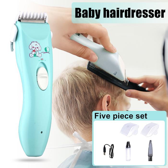 Baby Hair Clipper Alat Cukur Rambut Bayi Anak Lengkap & Mudah untuk Dicuci,Hair clipper mesin Elektr