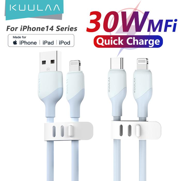 KUULAA USB C to Lightning MFi Cable for iPhone Fast Charging Cable PD 30W USB Type C For iPhone 14 1