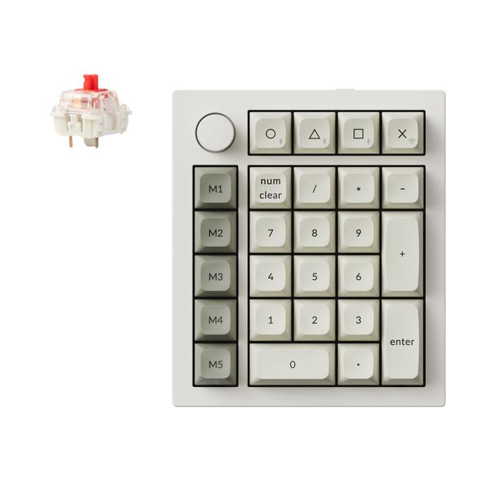 Keychron Q0 - Papan Angka Mekanis Kustom QMK dengan 21 Tombol, RGB, dan Switch Gateron