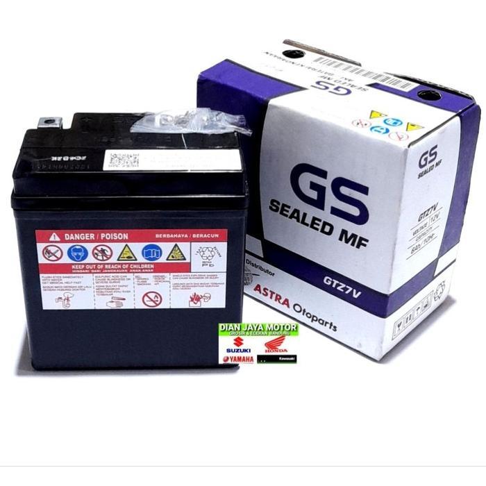 AKI ACCU MOTOR GTZ7V 12V 6 AMPER ORI GS ASTRA AEROK LEXI NMAX NMAX N MAX
