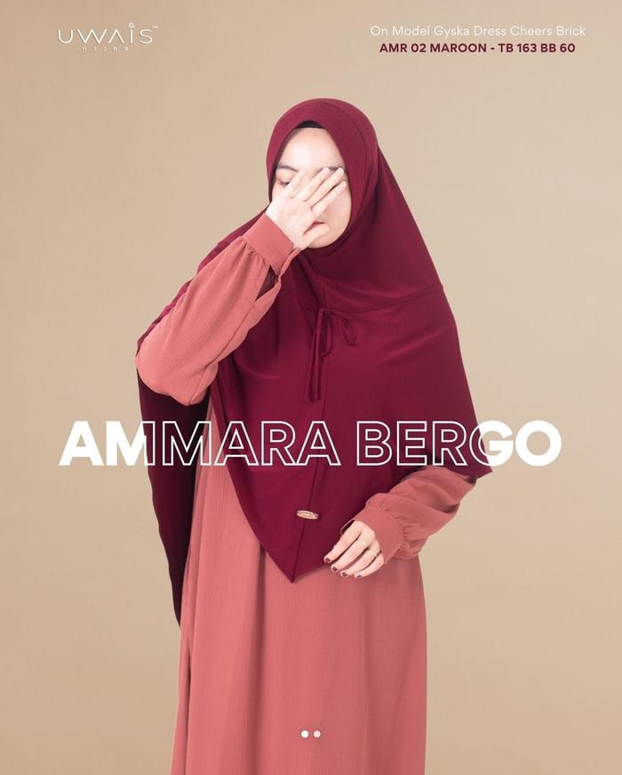 Uwais Hijab Terbaru - Bergo Mom - Ammara Bergo