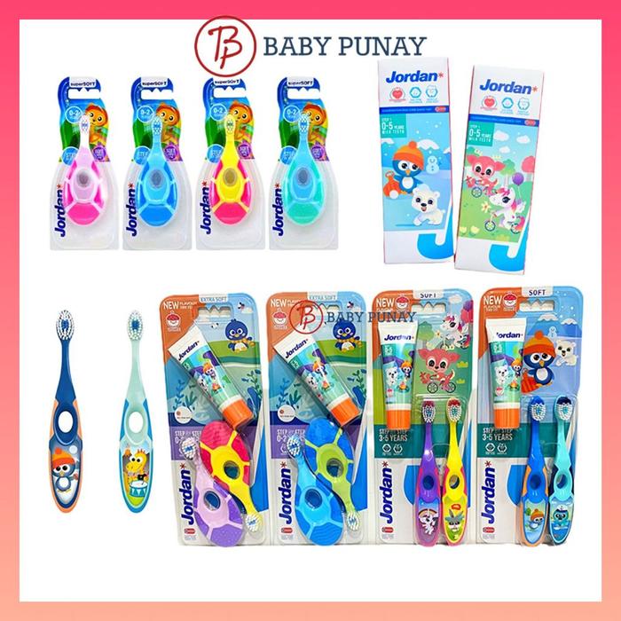 JORDAN TOOTHPASTE PASTA GIGI ODOL ANAK STEP 1 / USIA 0-5 TAHUN / PASTA GIGI ANAK DAN BAYI/ JORDAN SI