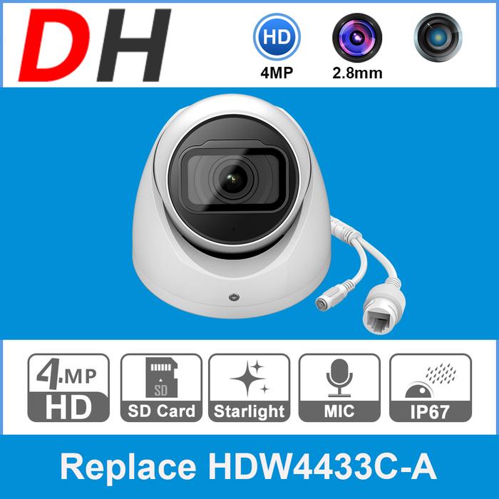 Dahua IPC-HDW4433C-A 4MP HD POE Network Starnight IR Mini Dome IP