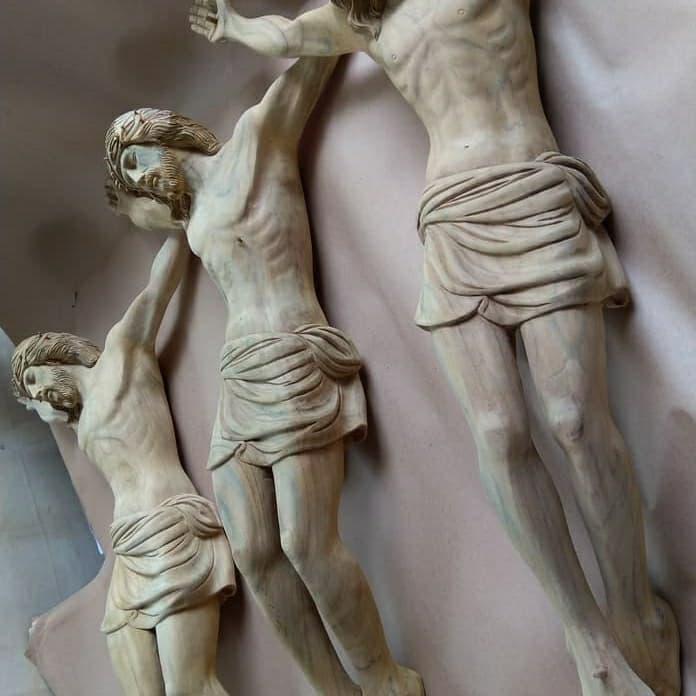 Salib Yesus Kayu Jati. Berkualitas