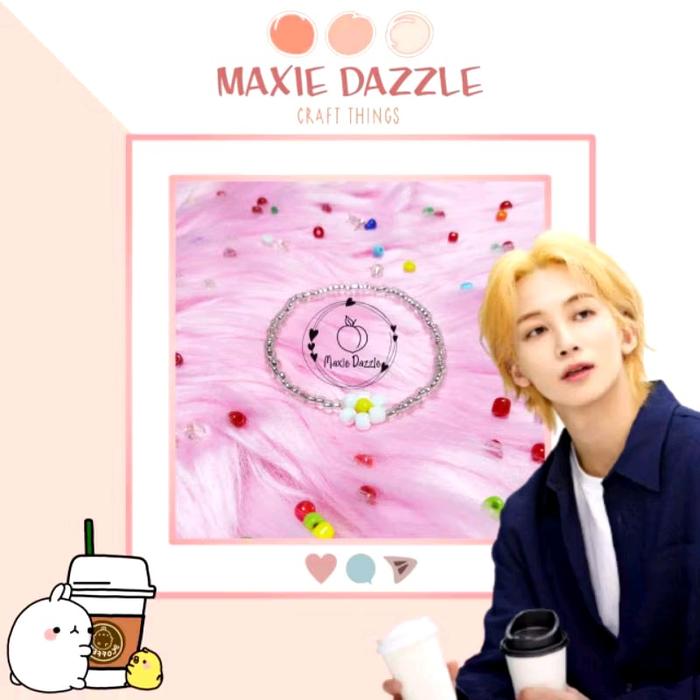 SEVENTEEN Jeonghan bracelet | Gelang KPOP | Gelang Jeonghan | Gelang manik | Beads