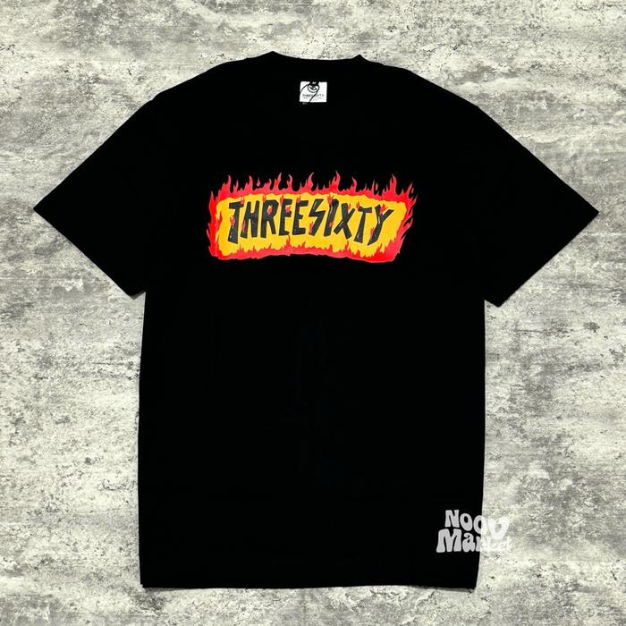 [HOT] Threesixty - Fire Tshirt - Black | Official Merchandise