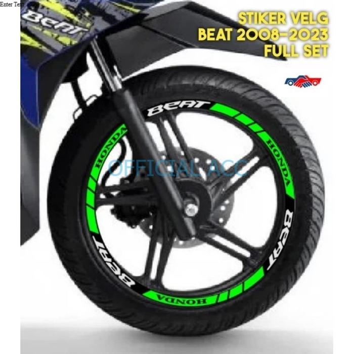 stiker pelek velg BEAT BEAT STREET 2023-2008 full set