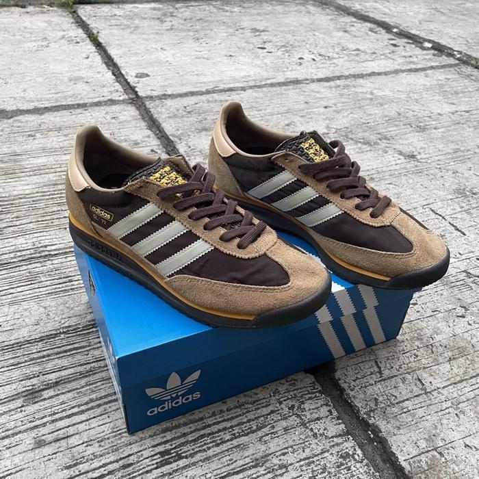 Sepatu Adidas SL 72 RS Brown Putty Grey Preloved Yellow (Warna Rare Item)