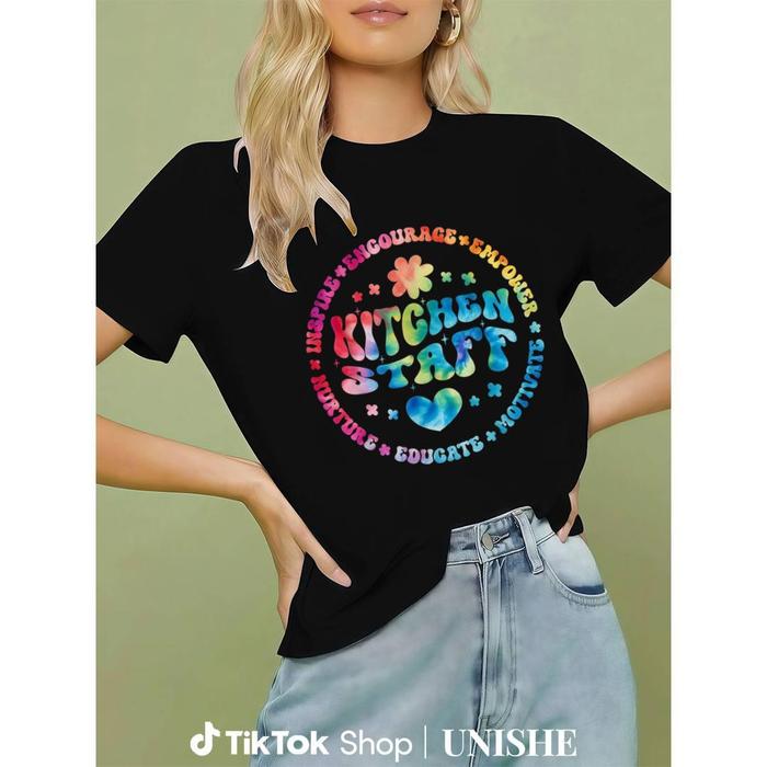 Made in USA Kitchen Staff Food Service T-Shirt for Cafeteria Teams