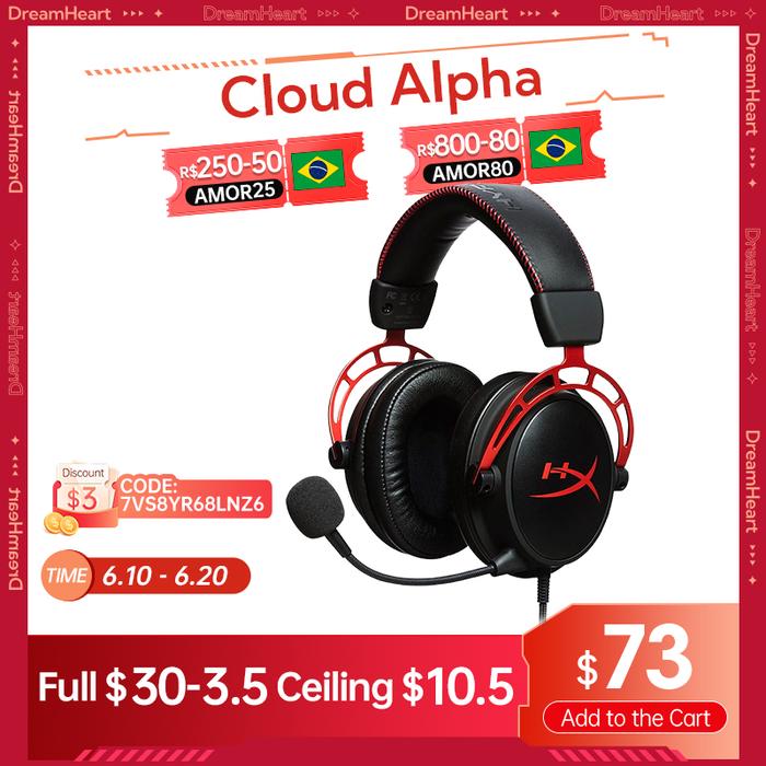 Original HyperX Cloud Alpha/Alpha S Gaming Headset E-sports headset