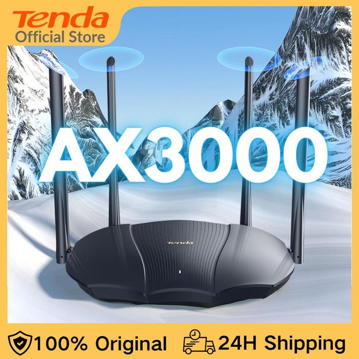 AX3000 WIFI 6 Router Gigabit Wireless Router Tenda 2.4G 5GHz 3000mbps