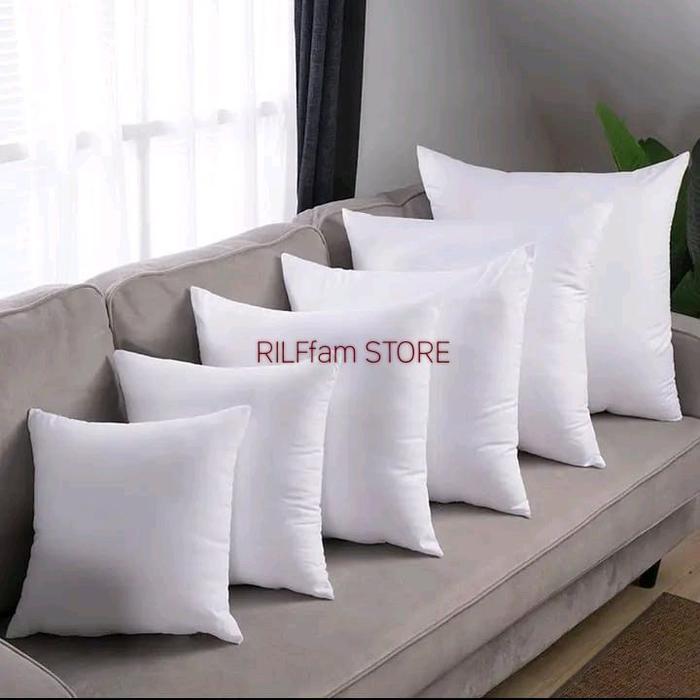 Bantal Sofa / Bantal Isi Silikon UK |35x35 |40x40 |45x45 |50x50 |60x60 |30x50 |40x60 - 35cmx35cm