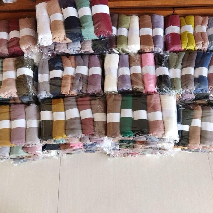 Hijab polos rubicon (5 pcs) || nashel x khanza