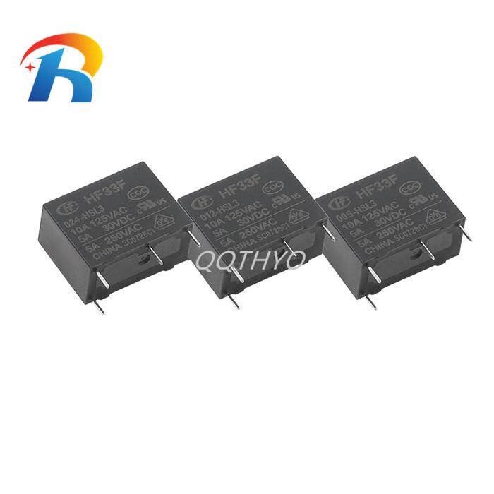 Free Shipping 100Pcs Power Relay JZC-33F 5V 12V 24V -HSL3