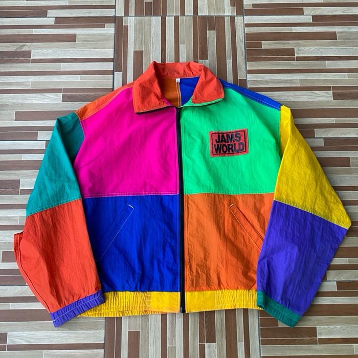 Jacket vintage colourblok jams world