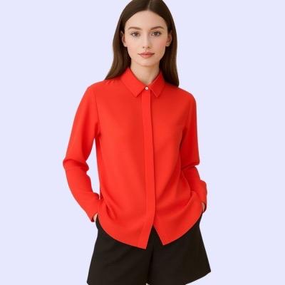 ROEPI KAYRA HIDDEN SHIRT - Kemeja Wanita Polos Lengan Panjang Branded