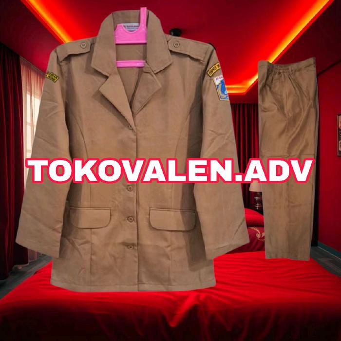 Seragam Pemda DKI PNS Pemda Khaki
