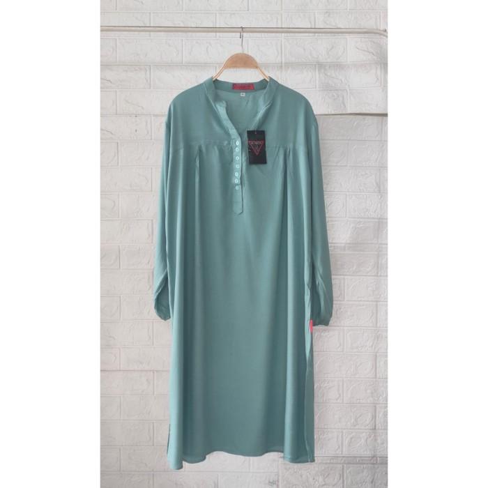 Tunik Polos Rayon Jumbo Hijau Wardah