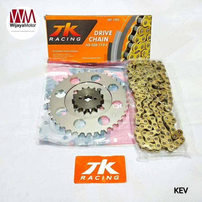 Gear Set Tk Racing Honda Supra X 100 Kev / Grand Gn5 / Win 100 #Gratisongkir