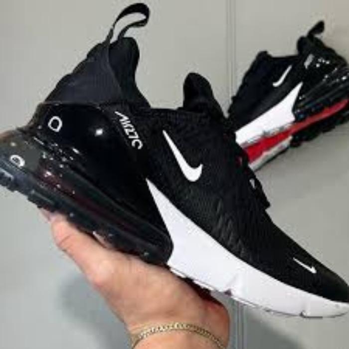 Sepatu Nike Air Max 270 Hitam Putih Original - Sepatu Kets - COD