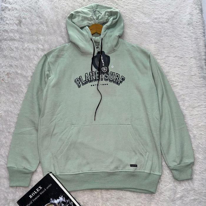 hoodie Planet surf Pria Tebal