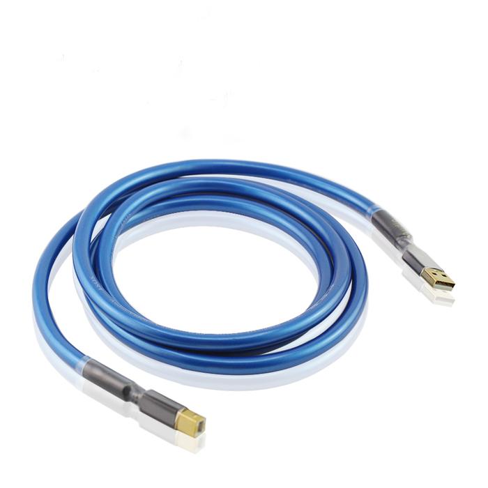 HI-End Silver Plated USB CABLE USB2.0 A to B Digital Audio DAC Cable,