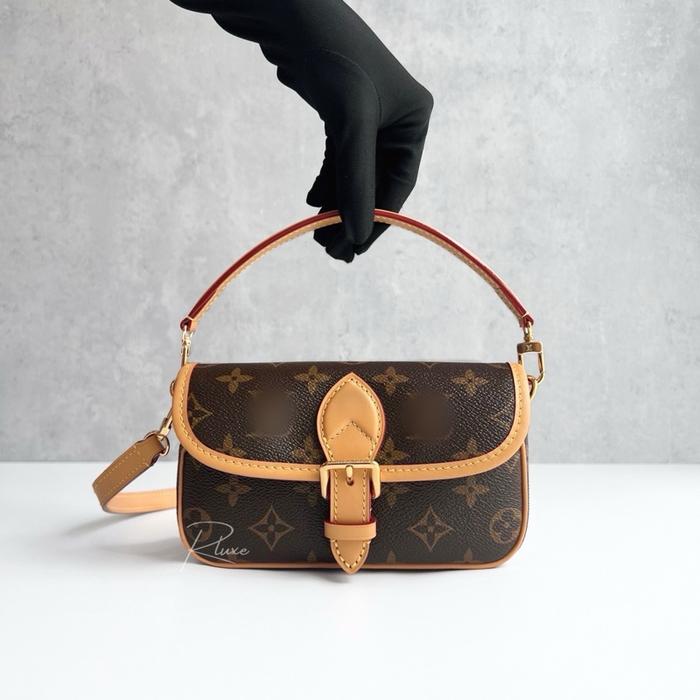 [Ready Stock] Tas Wanita RoyaleLuxe Nano Diane Bag in Monogram Canvas