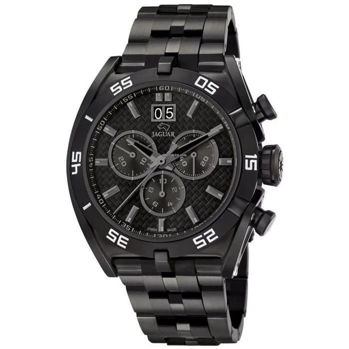 Jam tangan pria JAGUAR J656/1 Chronograph Stainless Steel Original Sport