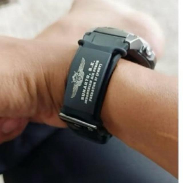 PATRIOT TAG ID WATCH / TAG ID MILITARY / TAG PENANDA DI JAM TANGAN BISA RIQUES CUSTOM NAMA